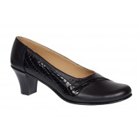 Marimea 40 Pantofi dama eleganti din piele naturala Negru MVSP26NCR